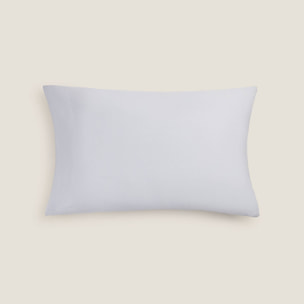 Funda almohada punto algodón Puntib color azul