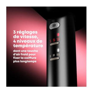Sèche cheveux REVAMP Quad ion haute vélocité progloss