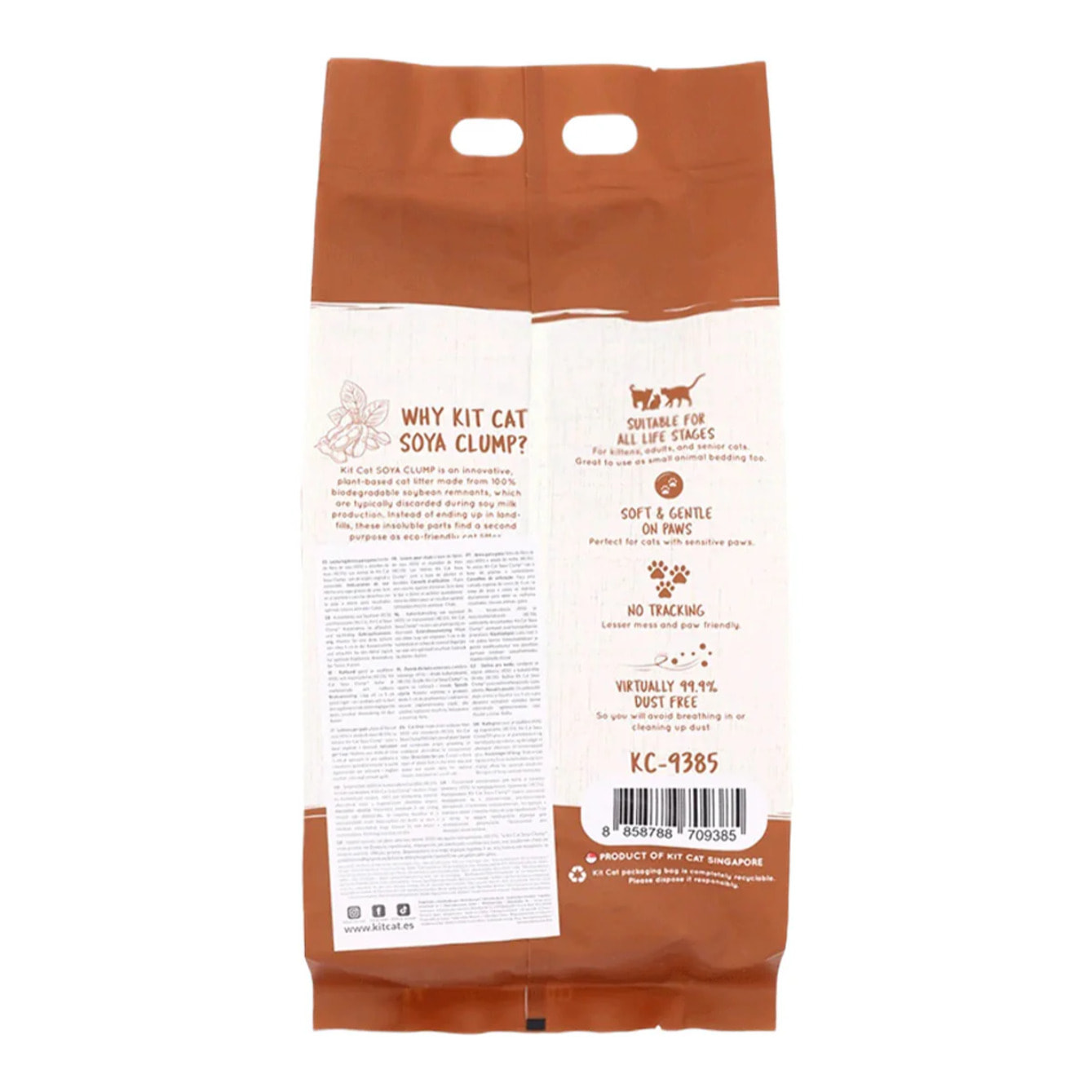 Pack 6 Kit Cat Arena Eco Nova - Coffee 7 L Arena para gatos
