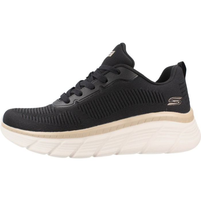 Sneakers De  Mujer Bobs B Flex Hi Flying Hi Negro