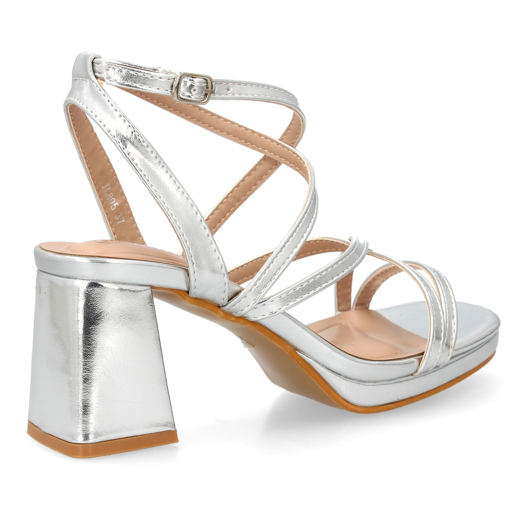 Sandalia de tacón para mujer elegante