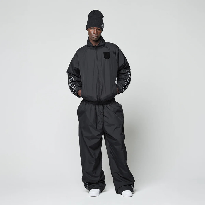 Kappa - Pantalones Hombre Negro - Authentic Jorin Lfdy