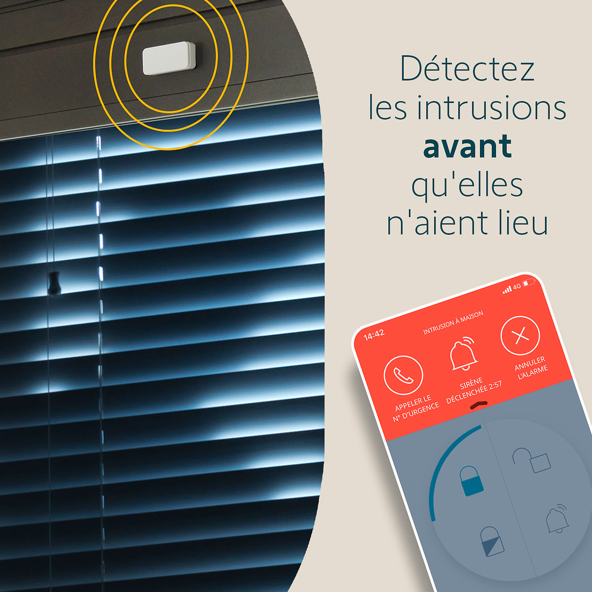 IntelliTAG - Détecteur auto-protégé de vibration pour intérieur ou extérieur