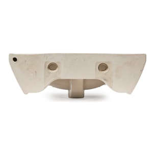 VitrA Integra lavabo suspendu 50 × 43 cm avec trou pour robinetterie au milieu, blanc003-0001)
