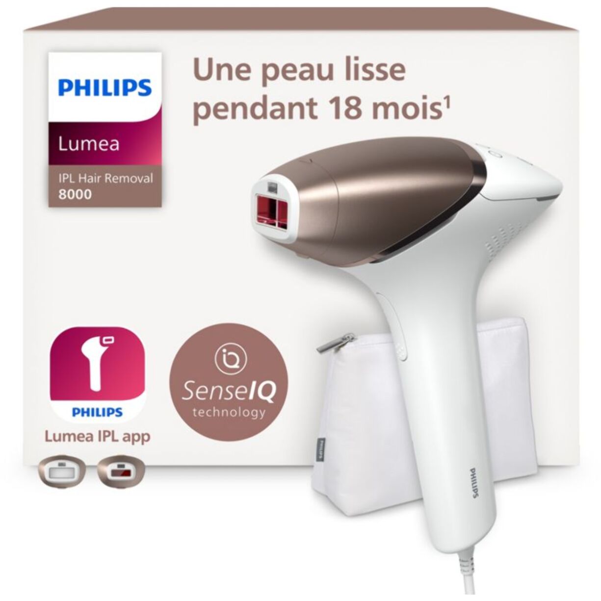 Epilateur lumière pulsée PHILIPS BRI945/00 Lumea Prestige