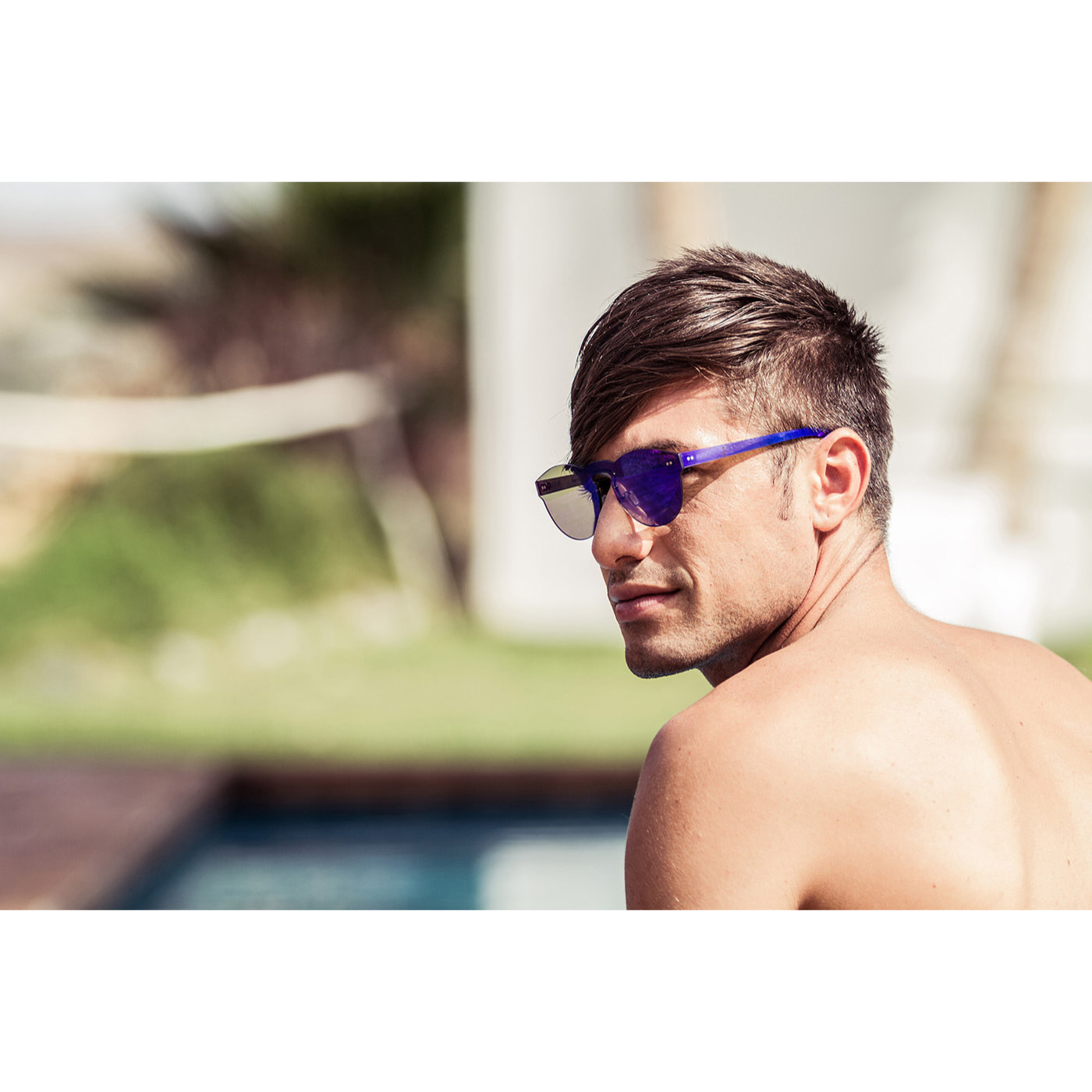 GAFAS DE SOL SUNPERS BIARRITZ FLAT & FLAT de color Azul