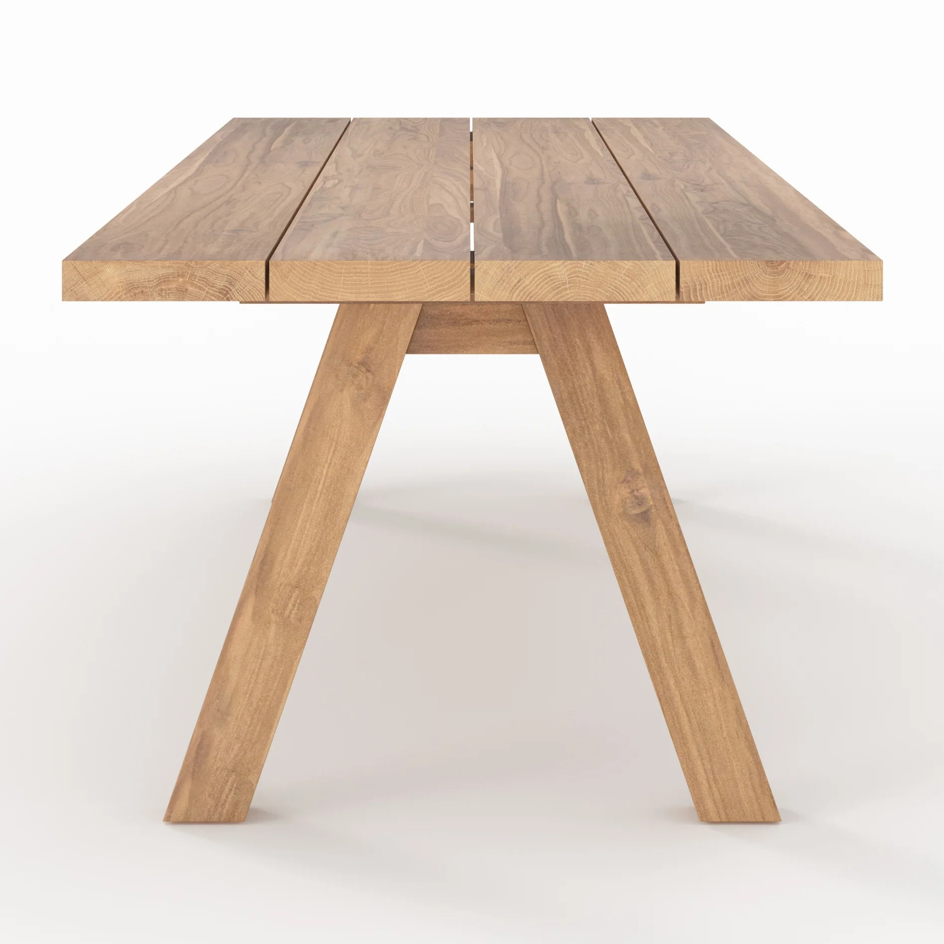 Table de jardin en bois de teck recyclé 10 personnes - Molo