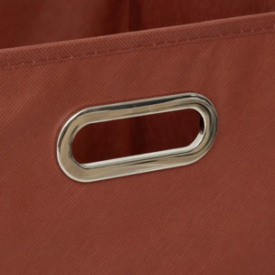 Panier tissu 31x31 cm Terre de sienne Mix N' Modul