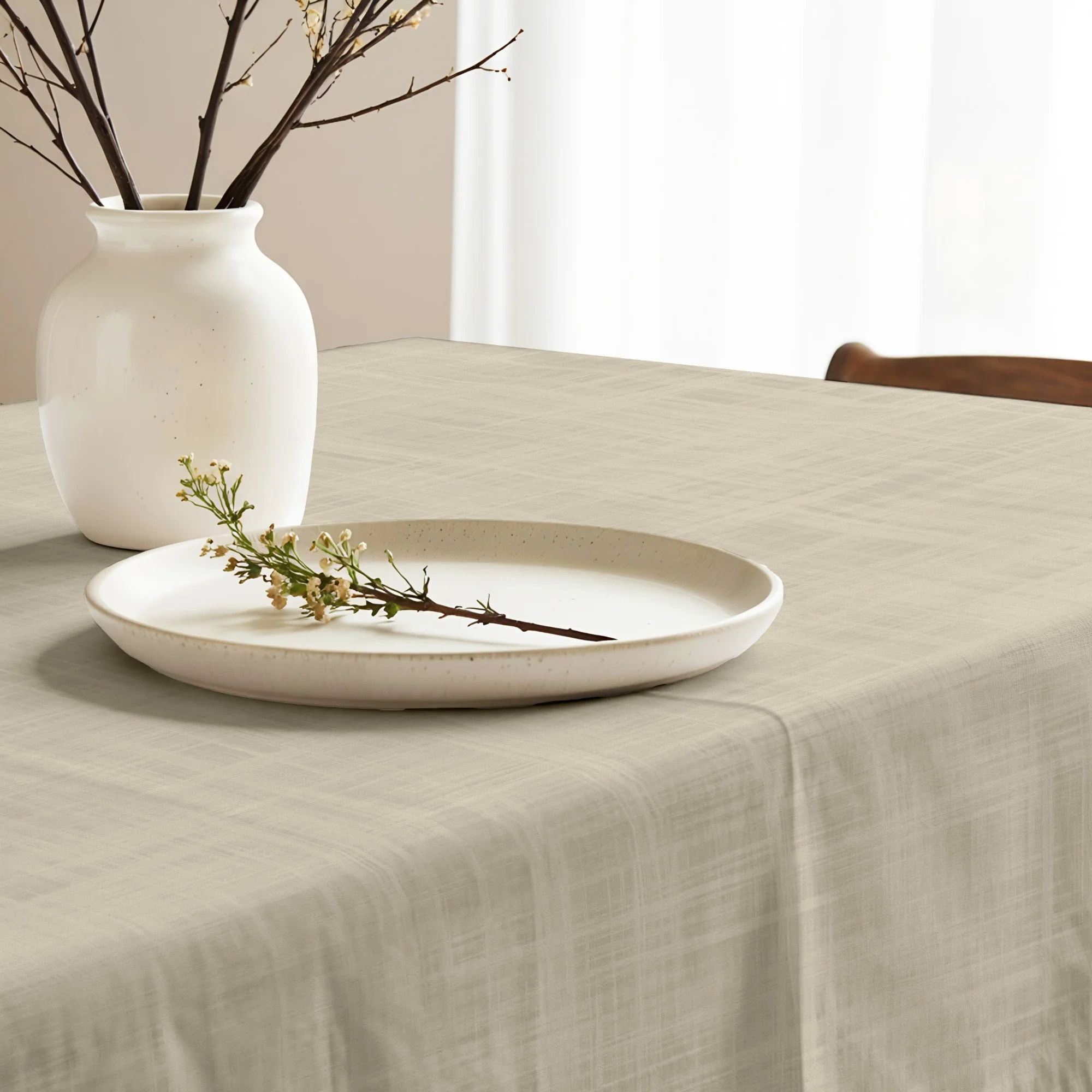Nappe en résine anti-taches XL BEIGE medio