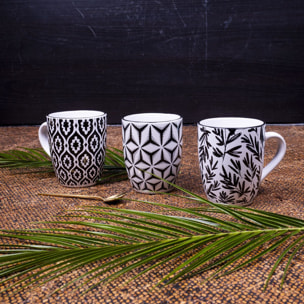 Lot de 6 mugs, SAVANA