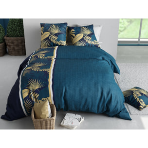 Parure housse de couette imprimée + 2 taies Tropeal