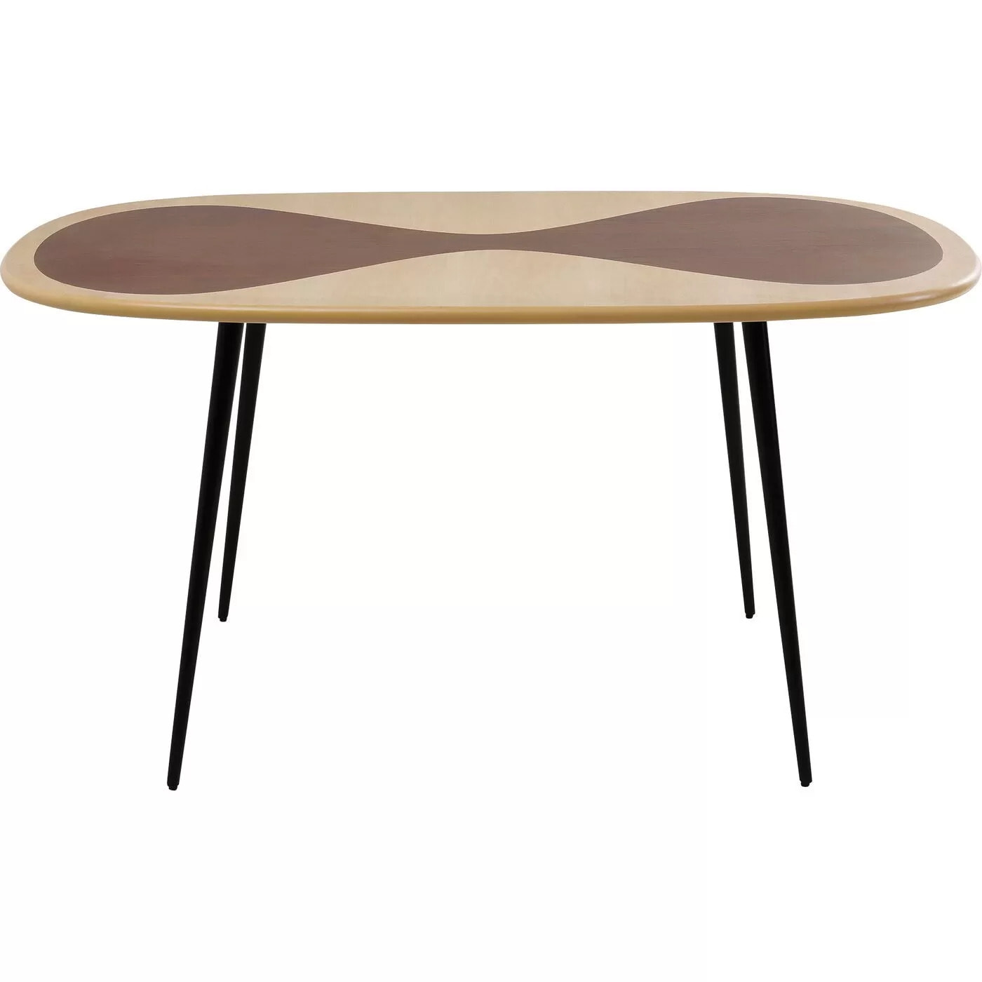 Table Petal 150x90cm noire Kare Design