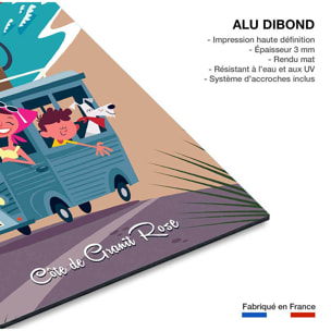 Tableau road trip à perros guirec Tableau alu Dibond