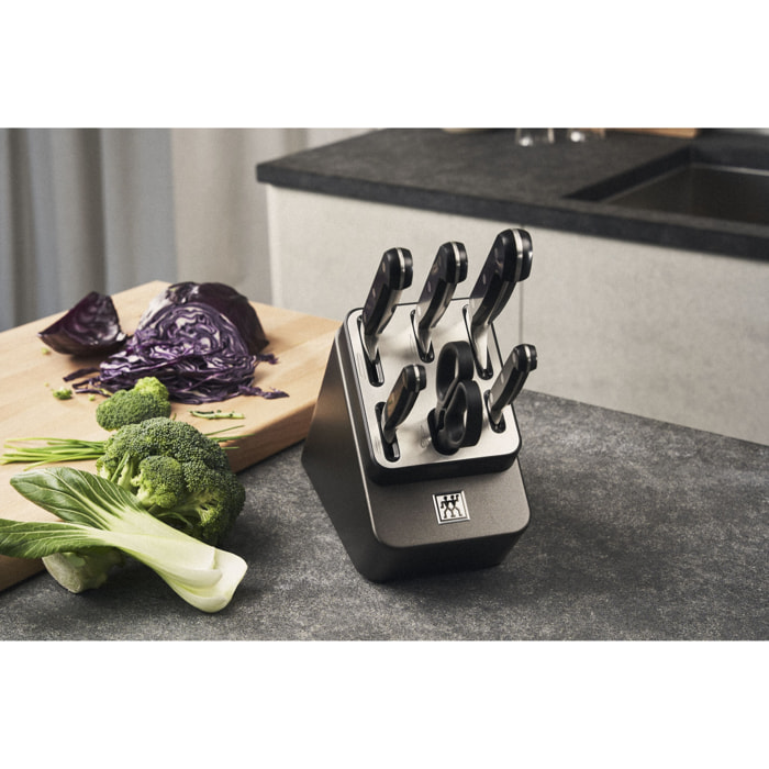 Bloc de couteaux Professional S avec technologie KiS, 7-pcs