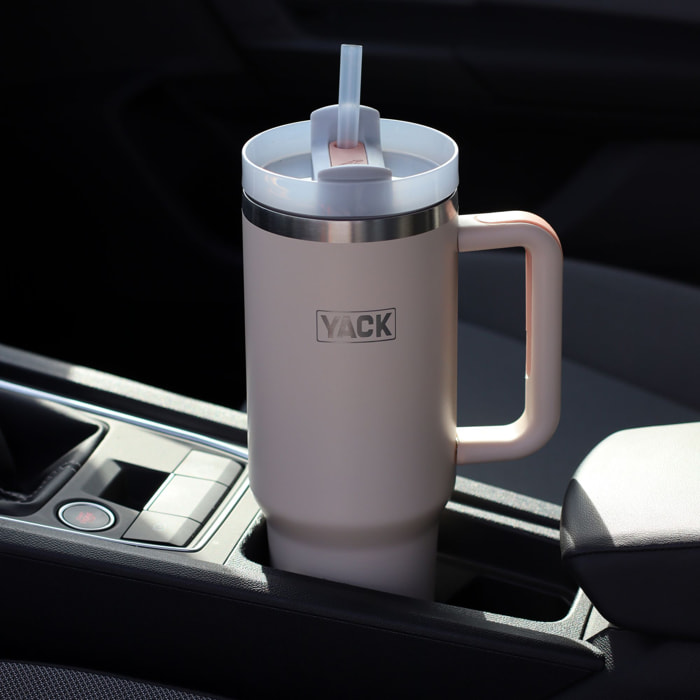 Gobelet isotherme rose clair 1,2L