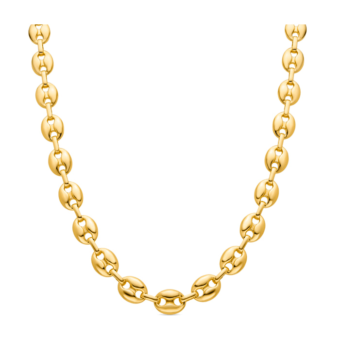 Collar acabado en oro amarillo de 18k