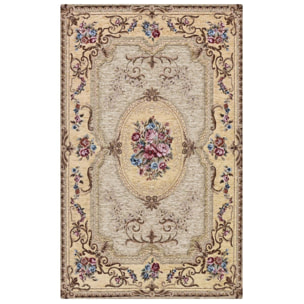 Tappeto Salotto Aubusson Classico Tortora