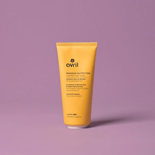 Masque Nutrition - Masque Cheveux Secs & Abîmés 200ml Certifié Bio