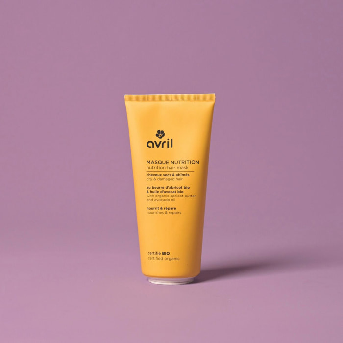 Masque Nutrition - Masque Cheveux Secs & Abîmés 200ml Certifié Bio
