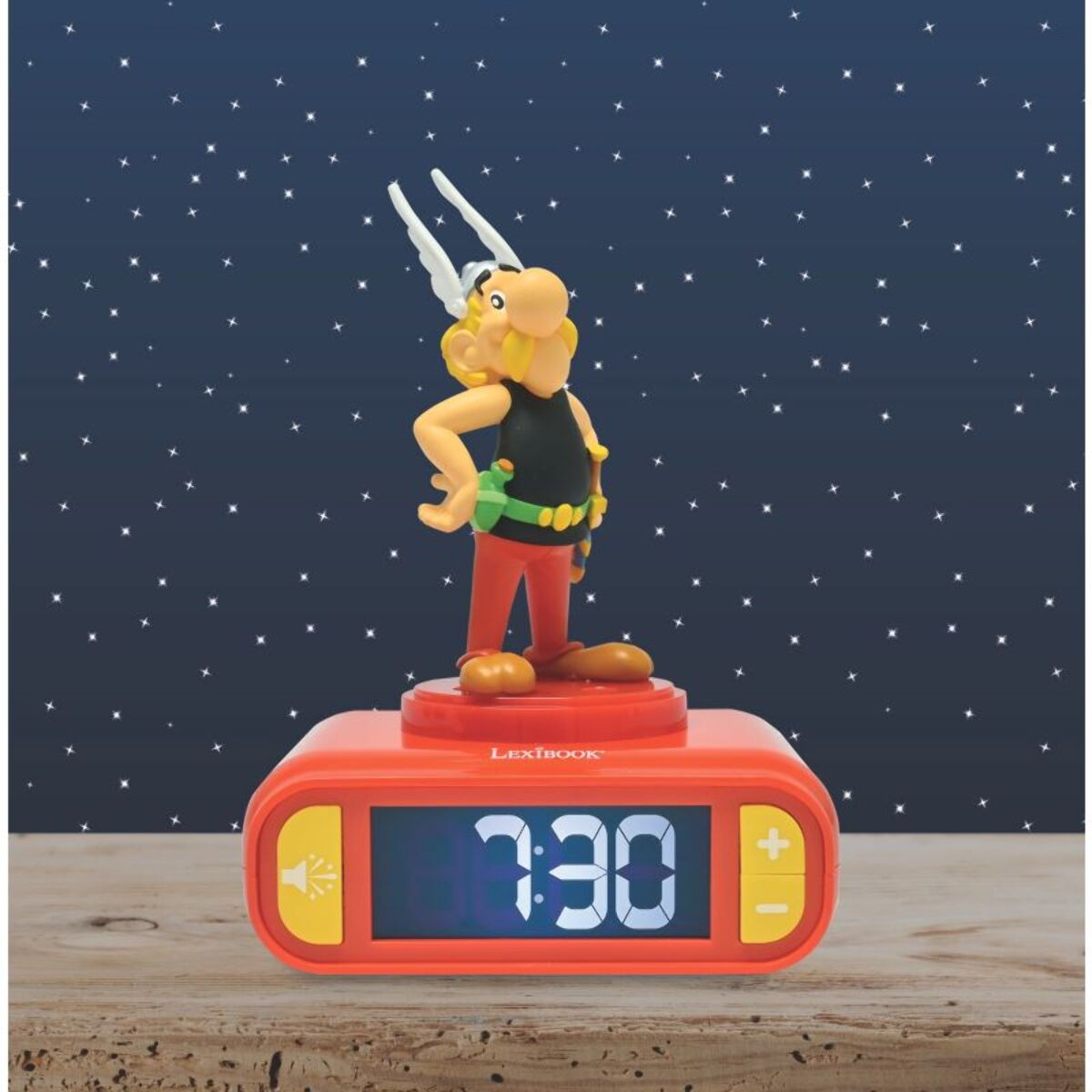 Réveil LEXIBOOK Veilleuse Asterix 3D effets sonores
