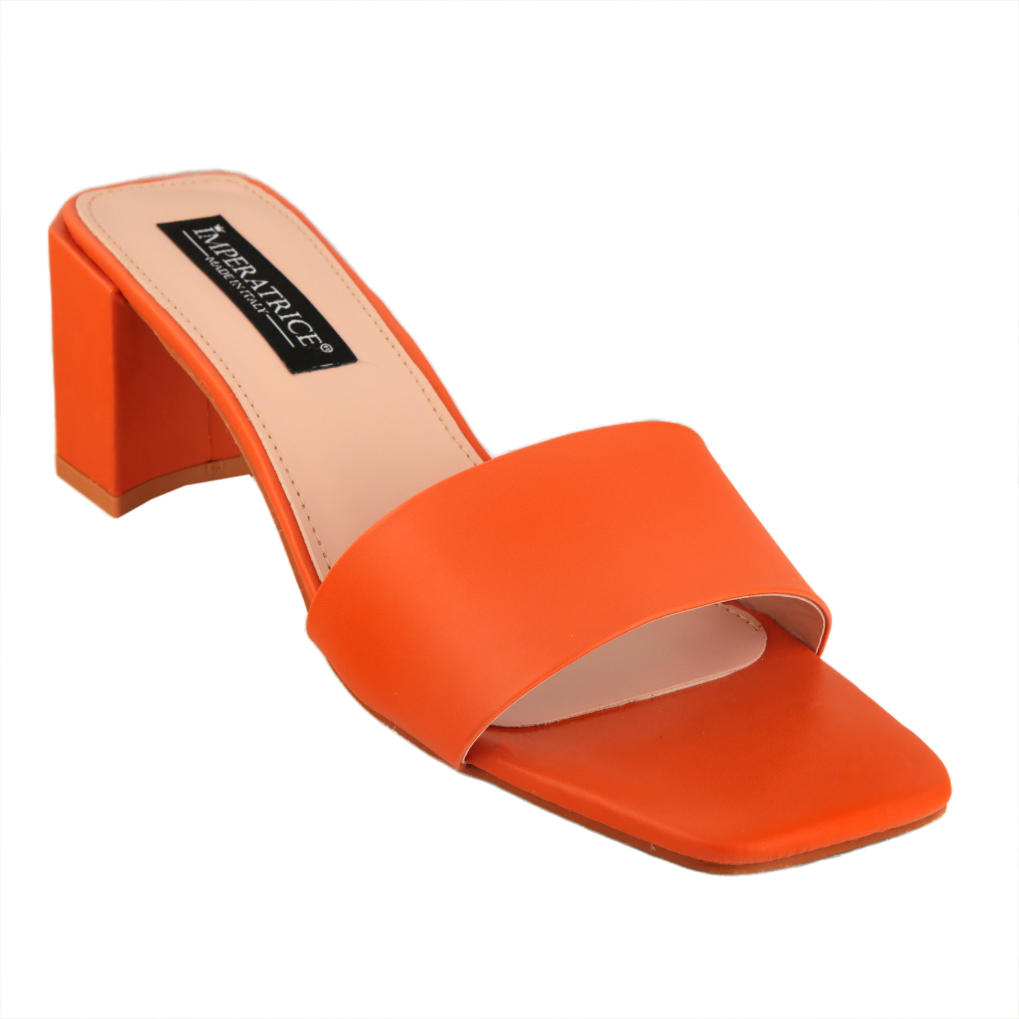 Sabot con tacco comodo quadrato