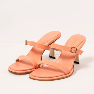 Sandalias con tacón S3194 NAPPA PEACH PINK/ ALBANA color Peach pink