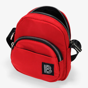 Bolso bandolera rojo para móvil