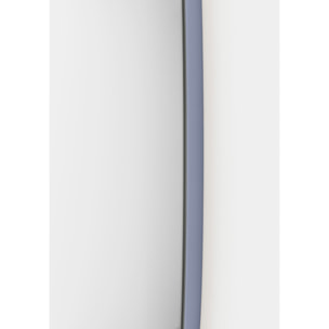 Espejo redondo Lune aglomerado azul ø50cm