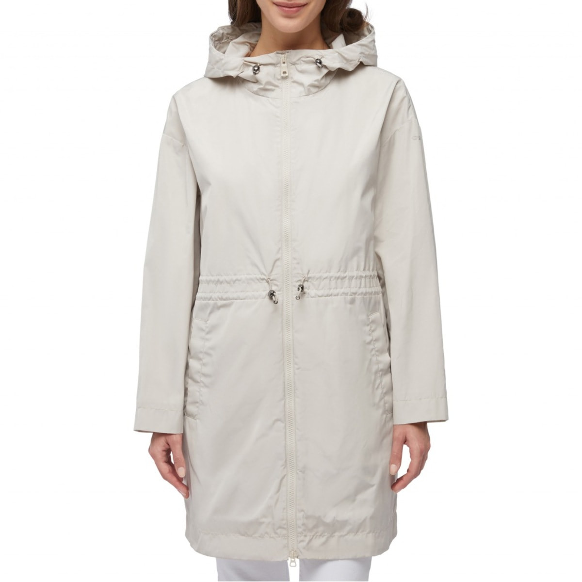 Chubasquero > Cortavientos Mujer de la marca GEOX  modelo W BULMYA LONG PARKA White