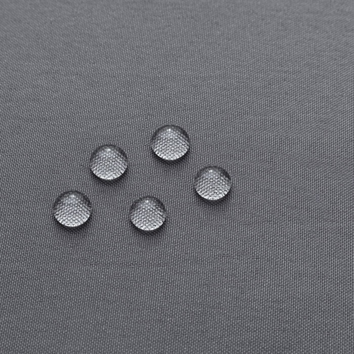 Nappe rectangulaire enduite et anti tache - Gris clair