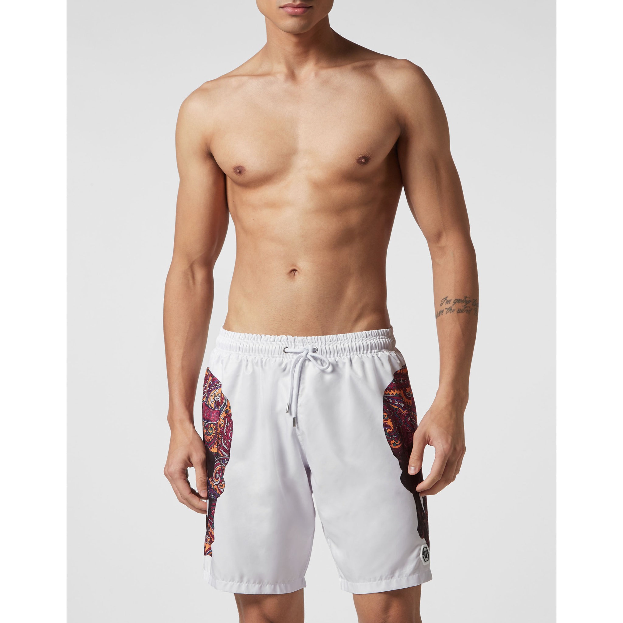PHILIPP PLEIN Swim Trunks PAISLEY