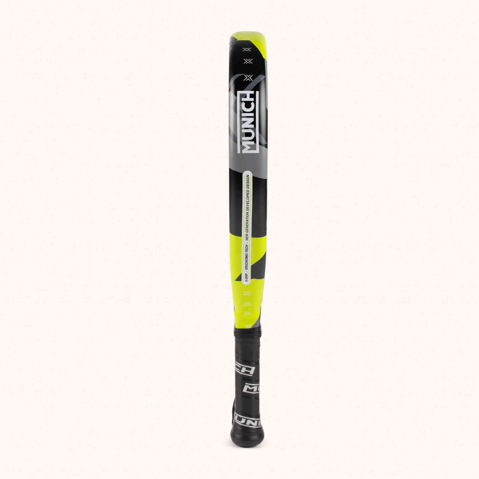 MUNICH HYPER VIBE Pala de pádel de potencia explosiva con fibra de carbono 6K y formato diamante