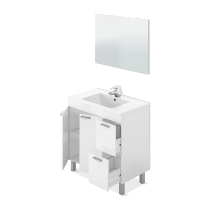 Mueble de baño Aktiva Blanco Brillo
