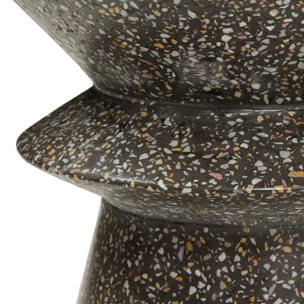 Table d'appoint de jardin Alturio D35cm noir