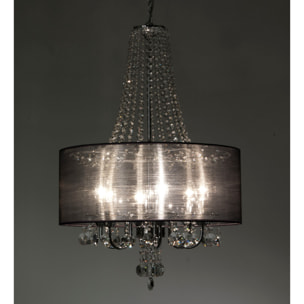 Tomasucci Lustre 6 lumières JEWEL SILVER RING Multicolore