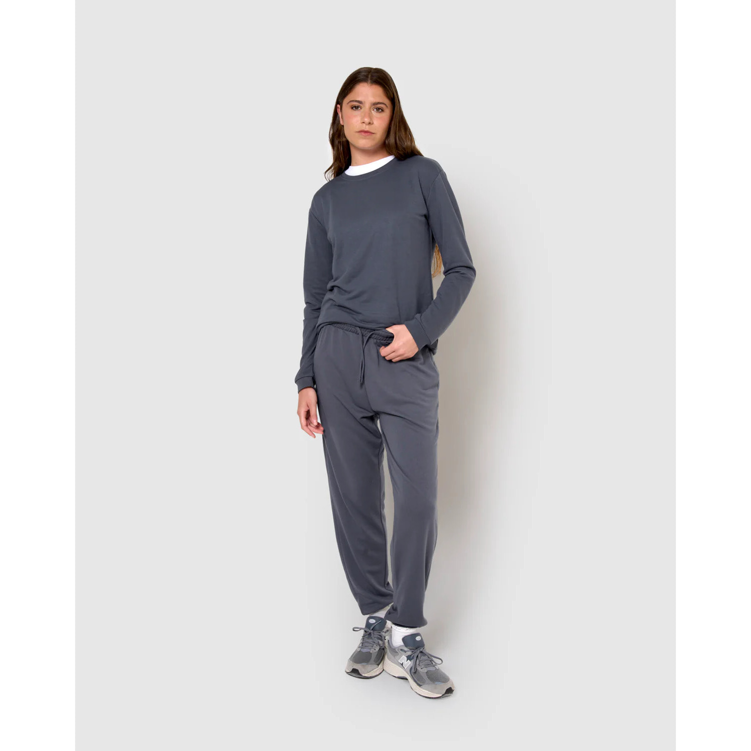 Pantalón largo básico deportivo índigo