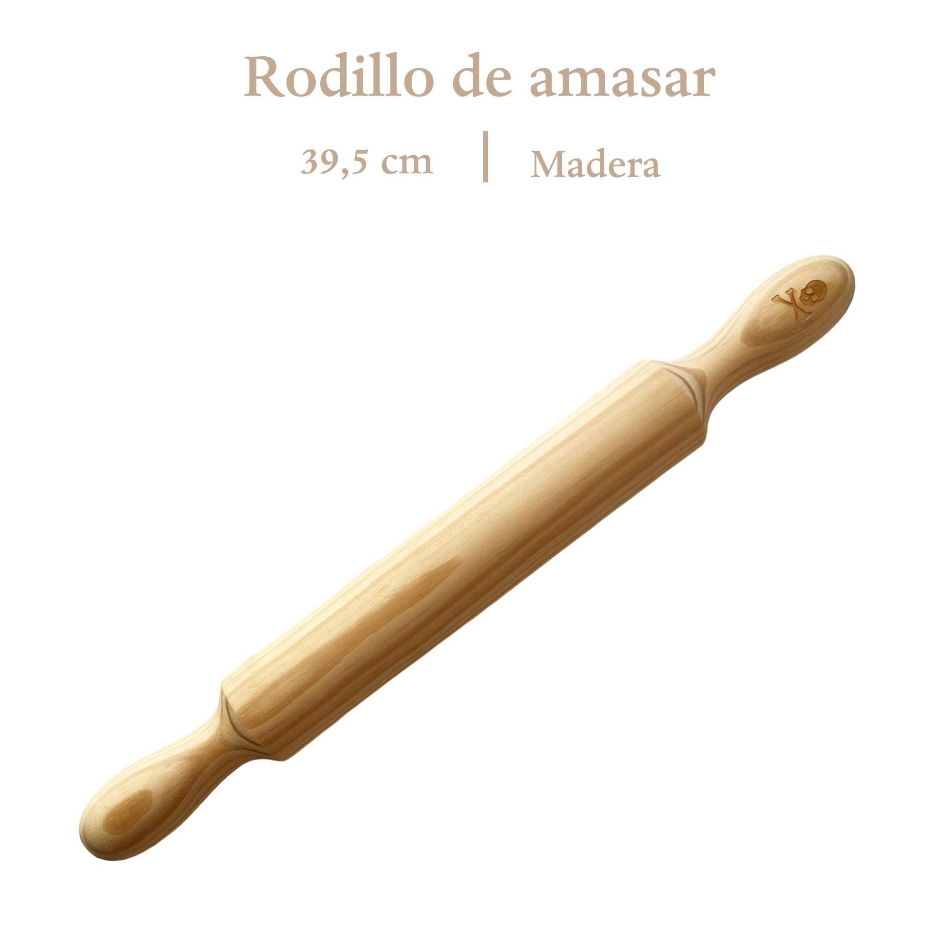 Rodillo de amasar h.39,5cm en madera scalpers home