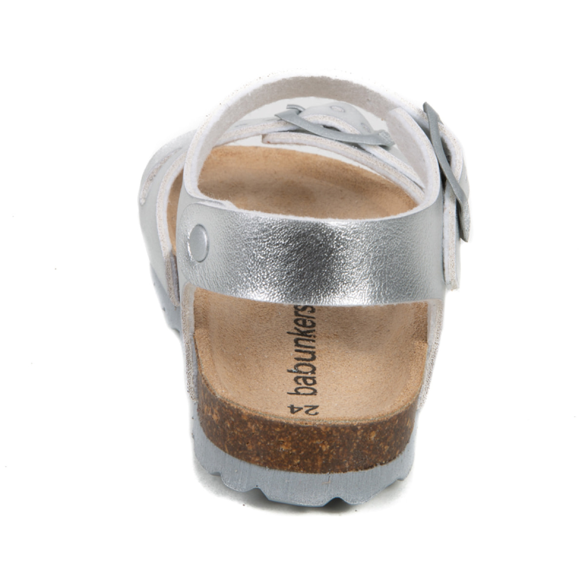 Sandalia BABUNKERS PLATEADO