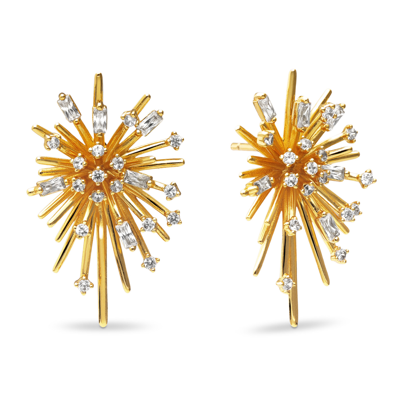 Orecchini Nit del Foc Placcato Oro