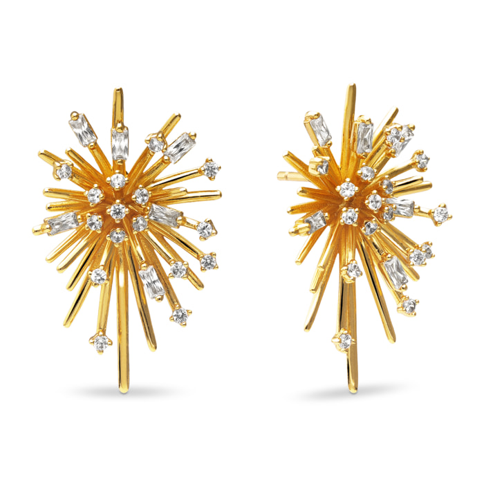 Orecchini Nit del Foc Placcato Oro