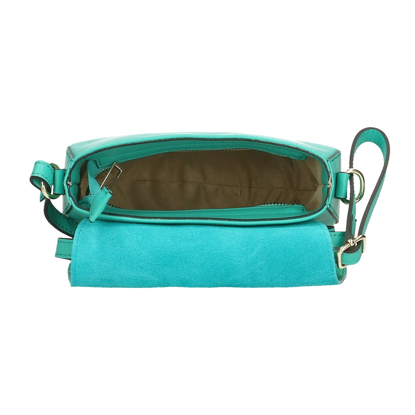 Borsa a tracolla da donna - Modello Monica - Vera pelle - 18.0 x 23.0 x 7.0 cm