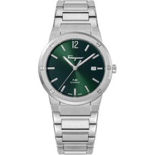 Ferragamo Reloj Analógico De Cuarzo. F-80 Classic