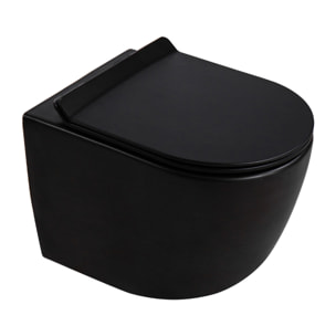 Pack WC bâti-support autoportant + WC suspendu sans bride Ceramia PixL avec abattant SoftClose + plaque (STCEPXBMT03-U)