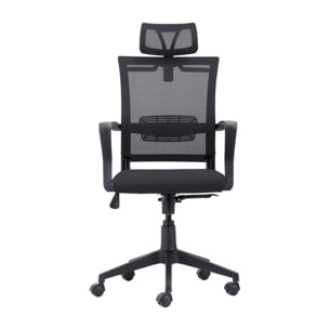 Silla de oficina Winner Negro