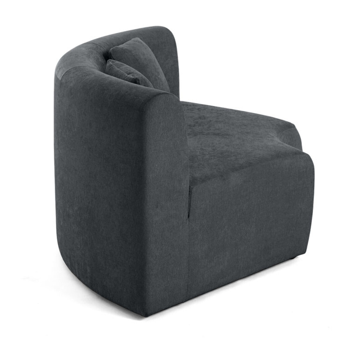 Ikare - module d'assise d'angle réversible - en tissu - Gris