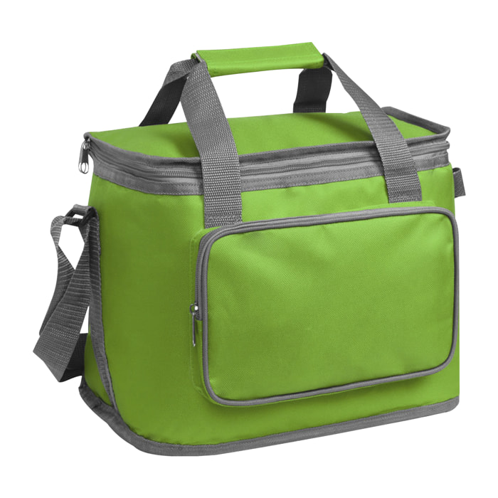 Cooler portatile Kardil. Alta resistenza, interno in PEVA privo di BPA. Maniglie in nylon rinforzate e cintura regolabile