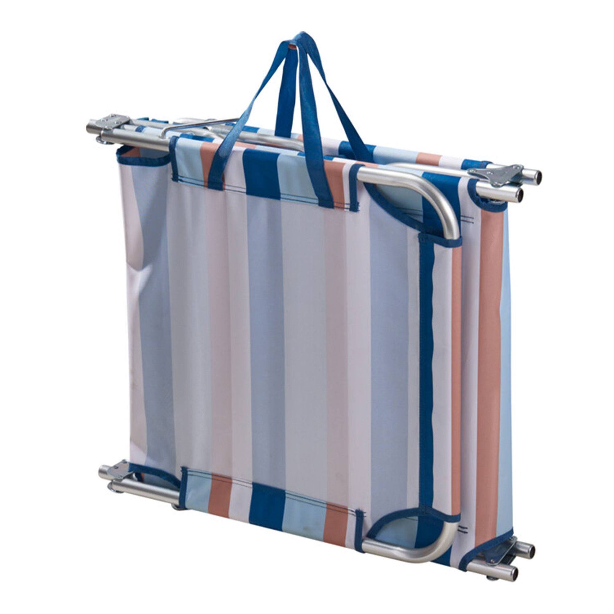 Well Home Cama de camping 187x57x29cm aluminio y poliéster 600D hasta 110kg