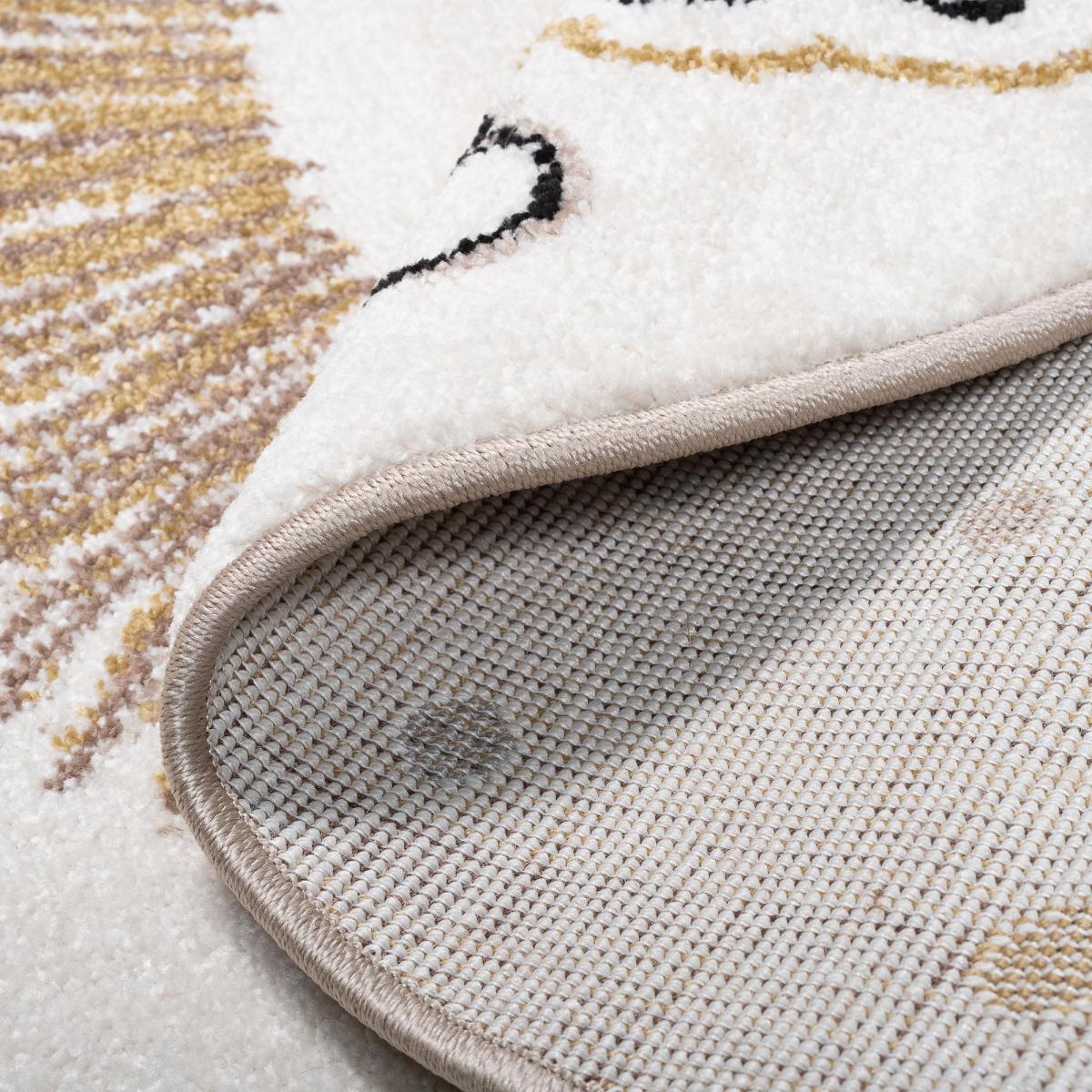 Tapis enfant Lion beige Tuco