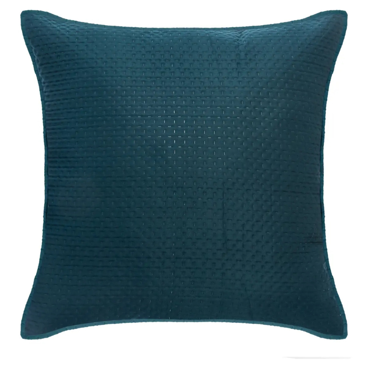 Dessus de lit + 2 taies "Dolce" bleu canard - 260x240 cm