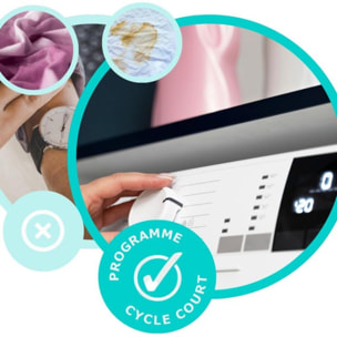 Lessive DR BECKMANN Liquide Cycle Court - Couleurs éclatantes x50 lavages